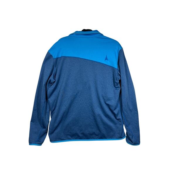 Atomic Cliffline Microfleece Zip Men's Thermal Midlayer Zip Neck Blue Skiing XL - Picture 6 of 12